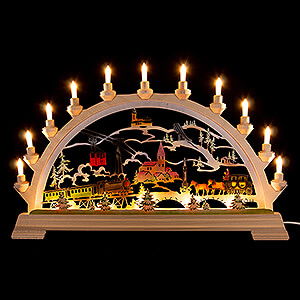 Candle Arches All Candle Arches Candle Arch - Oberwiesenthal, Colored - 65x40 cm / 25.6x15.7 inch