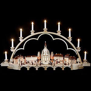 Candle Arches Illuminated inside Candle Arch - Old Dresden - 103 cm / 41 inch - 120 V Electr. (US-Standard)