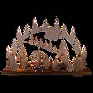 Candle Arches All Candle Arches Candle Arch - Sled Dogs - 50x31 cm / 19.7x12.2 inch