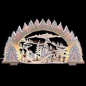 Candle Arches All Candle Arches Candle Arch - Sledding on Goat Mountain - 72x41x7 cm / 28x16x5 inch