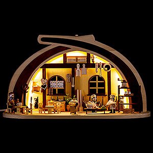 Candle Arches All Candle Arches Candle Arch - Solid Wood Cafeteria - 45x30 cm / 17.7x11.8 inch