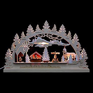 Candle Arches All Candle Arches Candle Arch - Village Christmas - 62x37x5,5 cm / 24x14x2 inch