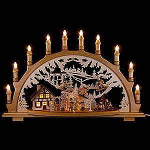 Candle Arches All Candle Arches Candle Arch -Winter Children - 67x42x15 cm / 26x16.5x6 inch