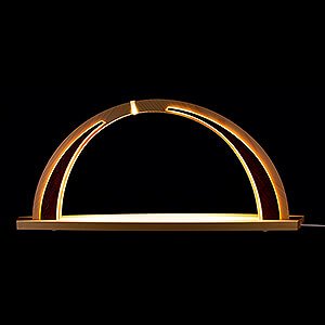 Candle Arches Blank Candle Arches Candle Arch - modern wood - without Figurines - 57x26 cm / 22.4x10.2 inch