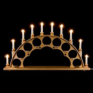 Candle Arches Blank Candle Arches Candle Arch without Angels - Natural - 70x40 cm / 27.5x15.7 inch