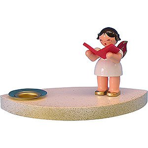 World of Light Candle Holder Angels Candle Holder - Angel with Book - 7 cm / 2.8 inch