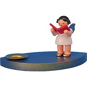 World of Light Candle Holder Angels Candle Holder - Angel with Book - 7 cm / 2.8 inch