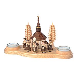 World of Light Candle Holder Misc. Candle Holders Candle Holder - Seiffen Church - 11 cm / 4 inch