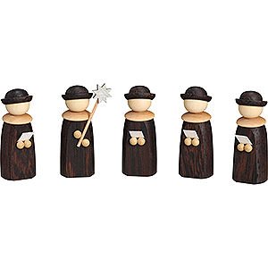 Small Figures & Ornaments Carolers Carolers - 5 Figurines - 7 cm / 3 inch