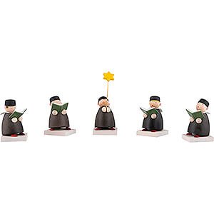 Small Figures & Ornaments Carolers Carolers Set of Five - 3,5 cm / 1.3 inch