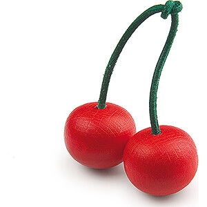 Wooden Toys Wooden Toy Shops Cherry, Pair - 5 cm / 2 inch