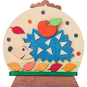 Baumschmuck Spielzeug-Design Christbaumschmuck Schneekugel mit Igel - 7,6 cm