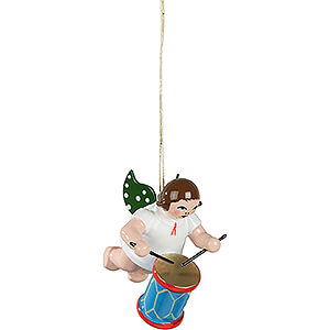 Baumschmuck Engel Baumbehang Schwebeengel Christbaumschmuck Schwebeengel mit Rhrtrommel - 6,5 cm