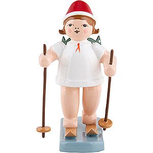 Angels Christmas Angels (Ellmann) Christmas Angel with Hat and Snow Shoes - 6,5 cm / 2.5 inch