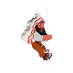 Wooden Toys Construction games Hampelmnner Climbing Figure Klettermax Indian - 6,5 cm / 2.6 inch