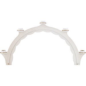 Angels Angels - natural - small Cloud Landscape - Candle Arch - White/Gold - 41x21 cm / 16.1x8.3 inch 