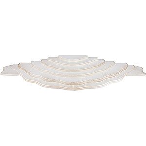 Angels Angels - natural - small Cloud Landscape - Set of 7 Pieces - White/Gold - 102x38x8 cm / 40.1x15x3.1 inch