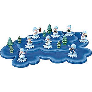 Small Figures & Ornaments Kuhnert Snowflakes Cloud for Snowflake 3 Floors - 43x28 cm / 17x11 inch