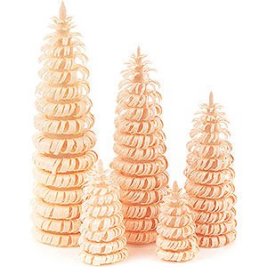 Small Figures & Ornaments Decorative Trees Coiled Trees without Trunk Natural - 5 pieces - 10 cm / 3.9 inch