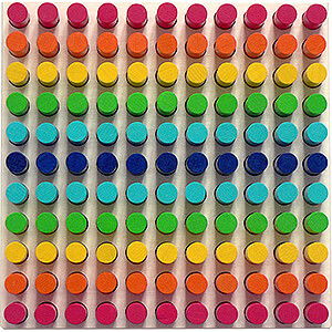 Wooden Toys Construction games Color Plug Game With 121 Plugs - 3 cm / 1.2 inch