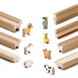 Wooden Toys Construction games Craft Strips Farm - 45 cm / 17.7 inch
