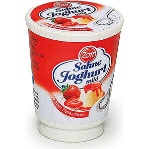 Wooden Toys Wooden Toy Shops Cream Yoghurt from Zott - 3,9 cm / 1.5 inch