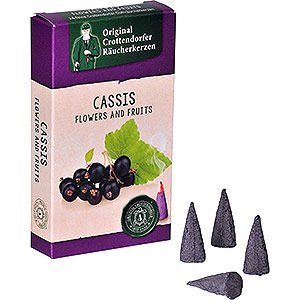 Smokers Incense Cones Crottendorfer Incense Cones - Flowers and Fruits - Black Currant