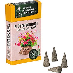 Smokers Incense Cones Crottendorfer Incense Cones - Flowers and Fruits - Flower Bouquet
