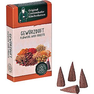 Smokers Incense Cones Crottendorfer Incense Cones - Flowers and Fruits - Spices