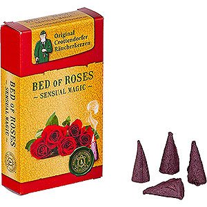 Smokers Incense Cones Crottendorfer Incense Cones - Sensual Magic - Bed of Roses