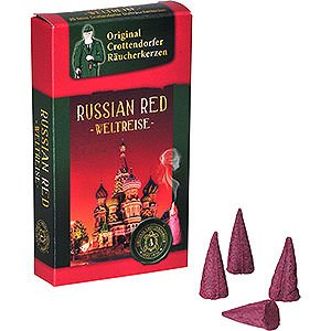 Räuchermänner Räucherkerzen Crottendorfer Räucherkerzen - Weltreise - Russian Red