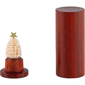 Kleine Figuren & Miniaturen Pocket-Art Der Weihnachtsbaum fr die Hosentasche - Padouk - 4,5 cm