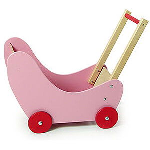 Wooden Toys Motion Toys Laufrad Doll's Pram Pink - 50 cm / 19.7 inch
