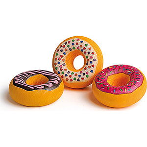 Wooden Toys Wooden Toy Shops Donuts - 14,4 cm / 5.7 inch