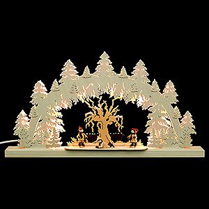 Candle Arches All Candle Arches Double-Arch Ice Skater (3 Figures) - 62x33x5,5 cm / 24x13x2 inch