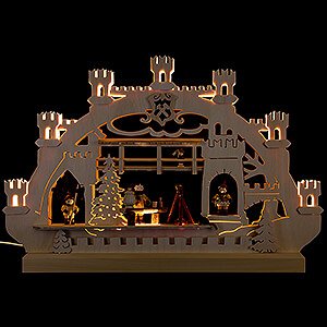 Candle Arches All Candle Arches Double-Arch Village Christmas - 42x30x4,5 cm / 16x12x2 inch
