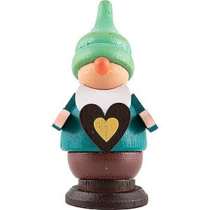 Small Figures & Ornaments everything else Dwarf with Heart - 6 cm / 2.4 inch
