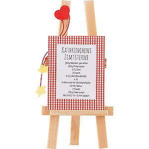 Angels Flade Flax Haired Angels Easel with Recipe - 6,5 cm / 2.6 inch