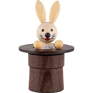 Small Figures & Ornaments Easter World Easter Bunny in Top Hat - 9 cm / 3.5 inch