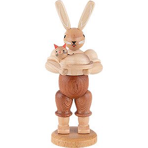Small Figures & Ornaments Easter World Easter Bunny with Cat - 11 cm / 4 inch