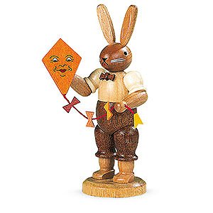 Small Figures & Ornaments Easter World Easter Bunny with Kite - 11 cm / 4 inch