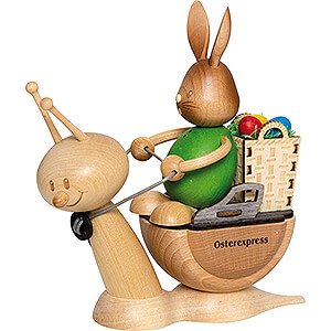 Gift Ideas Easter Easter Express with Stupsi Bunny and Snail Sunny - 20 cm / 7.9 inch