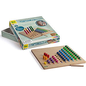 Wooden Toys Construction games Educational Game Counting Board - 27 cm / 10.6 inch