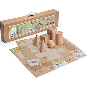 Wooden Toys Construction games Educational Game Geometric Solids - 50,5 cm / 19.9 inch