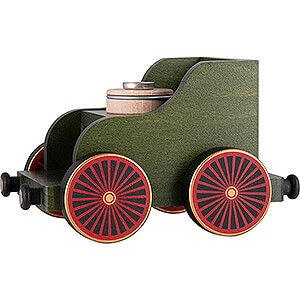 Ruchermnner Rucherfahrzeuge Eisenbahnwagen grn - 19x12x13 cm
