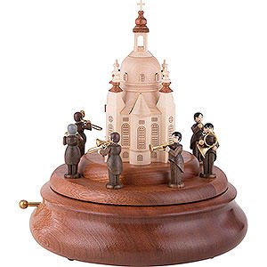 Music Boxes All Music Boxes Electronic Music Box - Brass Band at the Church of Our Lady - 21 cm / 8 inch