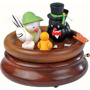 Spieldosen Alle Spieldosen Elektronische Spieldose - 'Hallo Mama! Hallo Papa!' Vogelhochzeit - Rolf Zuckowski Edition - 19 cm