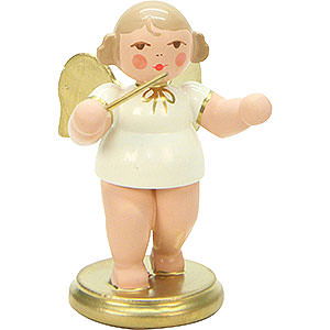 Weihnachtsengel Orchester wei & gold (Ulbricht) Engel wei/gold Dirigent - 6,0 cm