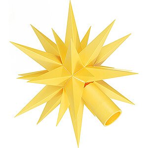 Adventssterne und Weihnachtssterne Ersatzteile Ersatzstern fr Sternenkette A1s gelb Kunststoff - 13 cm