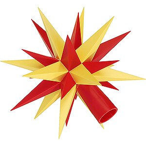 Adventssterne und Weihnachtssterne Ersatzteile Ersatzstern fr Sternenkette A1s gelb/rot Kunststoff - 13 cm
